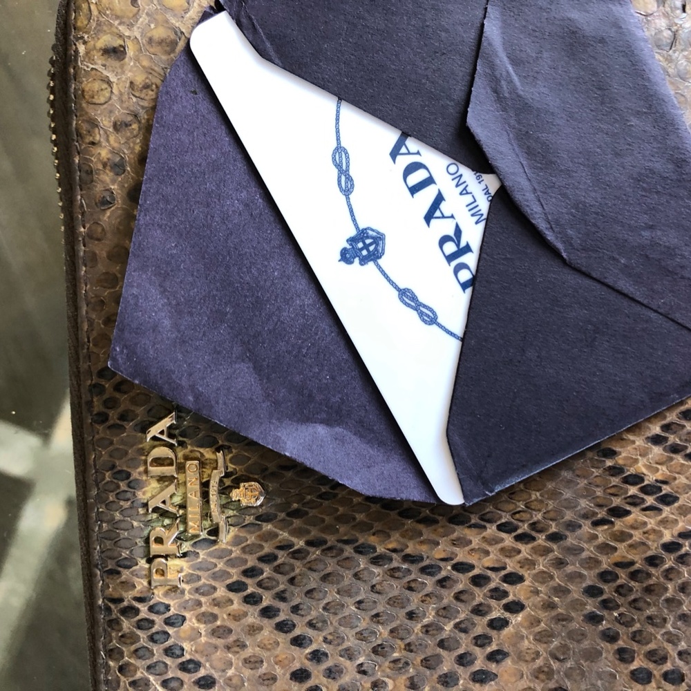 Prada Python Leather Wallet - image 4